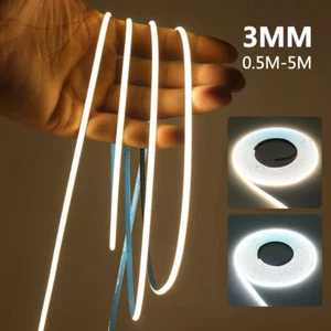 3mm 3V COB LED Strip Light Flexible 480Led/m High Density USB COB Led Tape Light - Picture 1 of 16