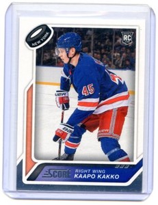 2019-20 PANINI SCORE HOCKEY ROOKIE RC RANGERS KAAPO KAKKO NO. SC-KK