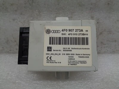 Módulo de monitoramento de pressão dos pneus Audi Q7 TMPS 2007-2009 4F0907273A FABRICANTE DE EQUIPAMENTO ORIGINAL AK2210160 - Imagem 1 de 4