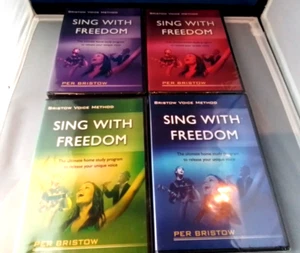 4 DVD Set- Sing With Freedom - Per Bristow Voice Method - brand new - sealed - Picture 1 of 2