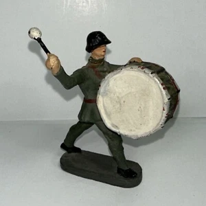 Tambor 788W Elastolin Alemania H 3 pulgadas Soldado Fanfarria Suiza Segunda Guerra Mundial - Imagen 1 de 7