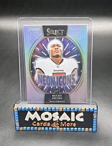 LOTE DE 3 ICONOS DE NEÓN DE PLATA BUCKY IRVING 2024 SELECTOS DE NOVATO DE FÚTBOL Y MÁS RC - Imagen 1 de 3