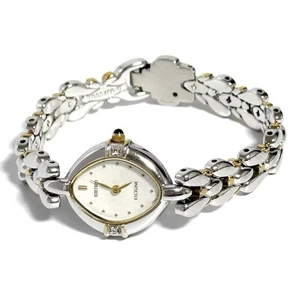 Beautiful Seiko Women's Watch Exceline 2P Diamond Combi Belt Seiko,11927 - Picture 1 of 10