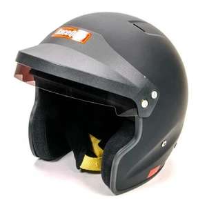 RaceQuip OF20 Open Face Helmet Snell SA-2020 Rated Gloss Black Medium - Picture 1 of 3