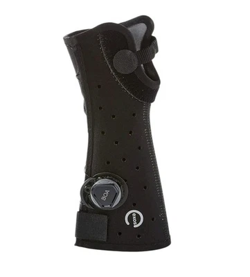 Exos Short Arm Fracture Brace Open Thumb Left Small Black BOA Adjustable Support - Image 1 of 4