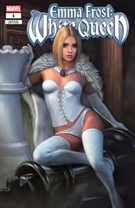 EMMA FROST WHITE QUEEN #1 NM SHANNON MAER EXCLUSIVE TRADE VARIANT 2025 MARVEL - Picture 1 of 2