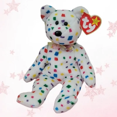 ⭐️️ TY2K ⭐️  1999 TY Beanie Baby Bear 🎉 MWMT'S - Image 1 of 4