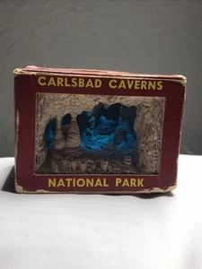 Mini escena réplica 3D recuerdo del Parque Nacional Cavernas de Carlsbad de colección Nuevo México - Imagen 1 de 10
