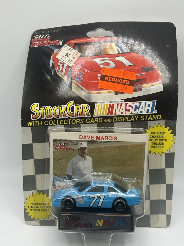 Nuevo en paquete 1991 Racing Champions escala 1:64 NASCAR Diecast Stock Car #71 Dave Marcis Foto 1 de 1