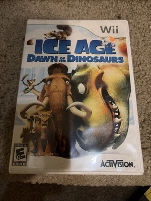 Ice Age: Dawn of the Dinosaurs Nintendo Wii, 2009 Полный комплект в коробке Протестирован Бесплатная доставка - Изображение 1 из 3
