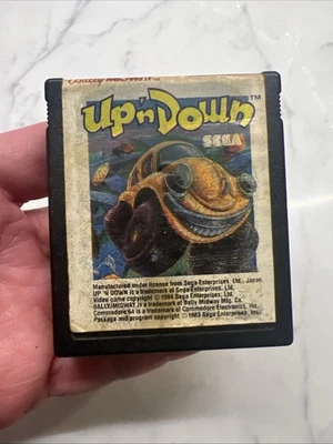 Up & Down 1983 Sega - Commodore 64 Game Cartridge- Tested Working - Cart Only - Image 1 of 2