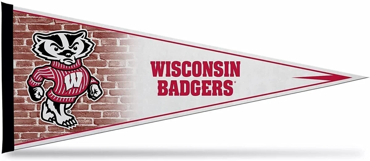 Wisconsin Badgers Pennant String Flags – 35 Ft Team Banner Set For Game Day & Room Decor - View #8