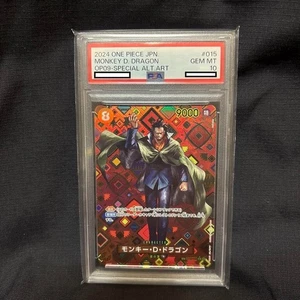 PSA 10 Scimmia D. Drago OP07-015 SR SP Alt Art ONE PIECE Carta Giapponese 2024 - Foto 1 di 2