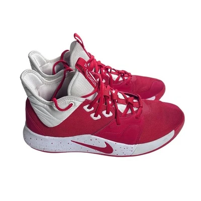 Tênis de basquete masculino Nike PG 3 Paul George vermelho branco EUA 11 - Imagem 1 de 4