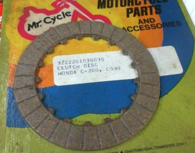 DISCO EMBRAGUE HONDA C 200 CL90 SL90 RECAMBIO MR.CYCLE Foto 1 de 3