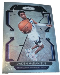 2021 Panini Prizm #12 Minnesota Timberwolves Jaden McDaniels Basketball Card (J3 - Picture 1 of 2