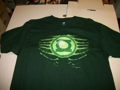 Graphitti Designs DISFRAZ DE PELÍCULA LINTERNA VERDE Camiseta Hombre Grande NUEVA Foto 1 de 2