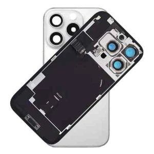 Cubierta trasera de vidrio NFC flexible, marco e imanes para iPhone 16 Pro Max - blanca - Imagen 1 de 1
