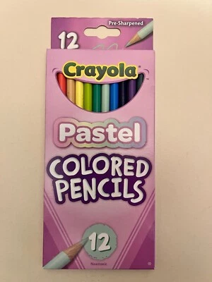 Lápices de colores pastel Crayola 12ct - ¡Colores suaves y de ensueño para arte creativo! Foto 1 de 2