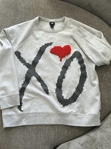 THE WEEKND X H&M XO Sweatshirt Oversize Crewneck Streetwear Size XL - Picture 1 of 3