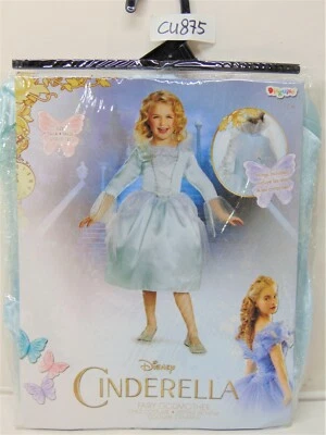 NOVA ROUPA FANTASIA DE HALLOWEEN FADA MADRINHA CINDERELA DISNEY MENINAS 10 GRANDE  - Imagem 1 de 4