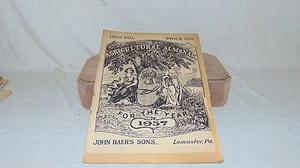 AGRICULTURAL ALMANAC 1957 LANCASTER PA ORIGINAL - Picture 1 of 4