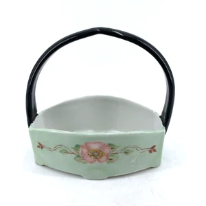 Checa Eslovaquia Porcelana Cesta Flor Cerámica 5" Baratija Plato Unión Cruz - Imagen 1 de 8