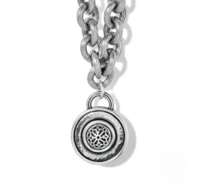 Collar de cadena gruesa Brighton FERRARA DISC precio de venta sugerido por el fabricante $118 nuevo con etiquetas Foto 1 de 3