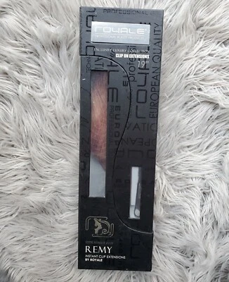 Extensiones de Cabello Royale Clip Marrón BR04 BR 04 100% Remy Humano 19" Totalmente Nuevas Foto 1 de 4