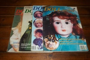 Lot  of 4 Vintage Australian Doll Digest Magazines 1987 1996 1998 Great Shape! - Bild 1 von 5