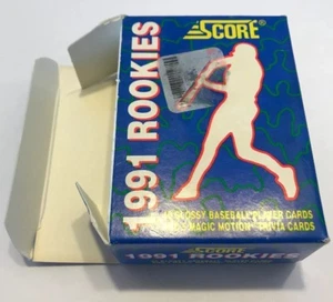 1991 Score Baseball Rookies juego de 40 tarjetas de fábrica con 5 tarjetas de trivia de movimiento mágico - Imagen 1 de 3