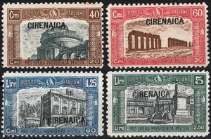 CIRENAICA 1927 - Pro opera di previdenza M.V.S.N. - 1ª emissione (MLH*) - Picture 1 of 2