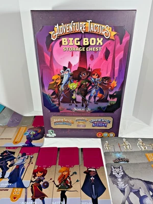 Adventure Tactics Big Box w/ Domianne's Tower, Alchemy, playmats, minis - NEW! - Image 1 of 4