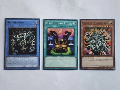 Relinquished. Black Illusion Ritual, Common, 1st, LDS1. Manju of The Ten. LP. - Image 1 of 2