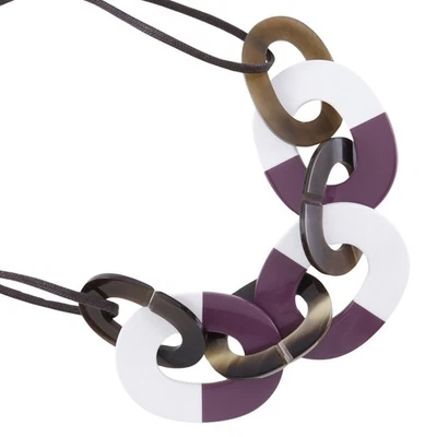 Collar HERMES Laca Cuerno de Búfalo 36g Mujer Foto 1 de 4