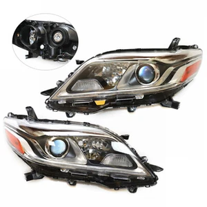 Pair Headlights Assemblies w/ LED DRL For 2015-2020 Toyota Sienna Van 3.5L - Picture 1 of 21