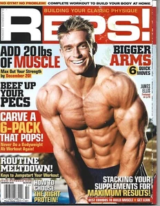 WINTER 2010 REPS! MAGAZINE BODY BUILDING ADD MUSCLE JAMES ELLIS BIGGER ARMS - Picture 1 of 1