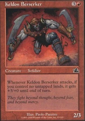Prophecy - Keldon Berserker - Foil - Image 1 of 1