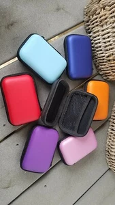 Storage Carrying Case Ear Buds Cord COLORS Mophie Rechargers Protective Earphone - Picture 1 of 11