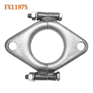FX1197S 2" ID Exhaust Flange Manifold Formed Oval Side Split Repair Replacement - Bild 1 von 2