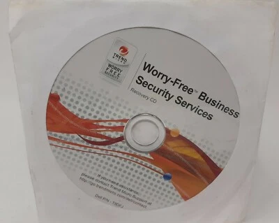 Trend Micro Worry-Free Business Security Services Recovery CD NEW - Image 1 of 2