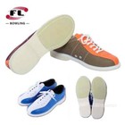 Unisex Bowling Shoes Anti-Slip Breathable Soft Beginners Contrast Sneakers