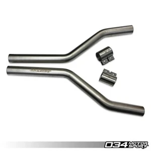 034 Motorsport Res-X Resonador delantero eliminación escape para Audi S4 S5 B9 3.0 TFSI - Imagen 1 de 2