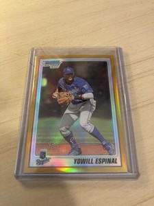 2010 Bowman Chrome Yowill Espinal Gold 19/50