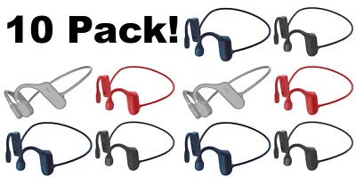 Pack of 10! Ten Open Ear Bluetooth Headphones Earphones Bone Conduction - Image 1 of 4