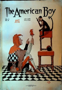 American Boy Magazine April 1912 Court Jester William W WW Clarke Ralph Craig - Picture 1 of 4