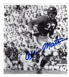 Ollie Matson Signed Book Photo Autographed NFL Football HOF - Picture 1 of 1