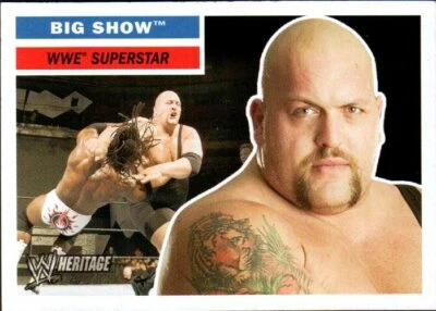2005 Topps Heritage WWE Wrestling Card #13 Big Show - Image 1 of 2