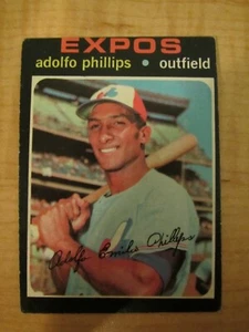 1971 Topps Adolfo Philips #418 Montreal Expos - Picture 1 of 2