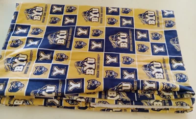 НАВОЛОЧКА Brigham Young University BYU Cougars Синий и Коричневый 20x62 Б/У - Изображение 1 из 4